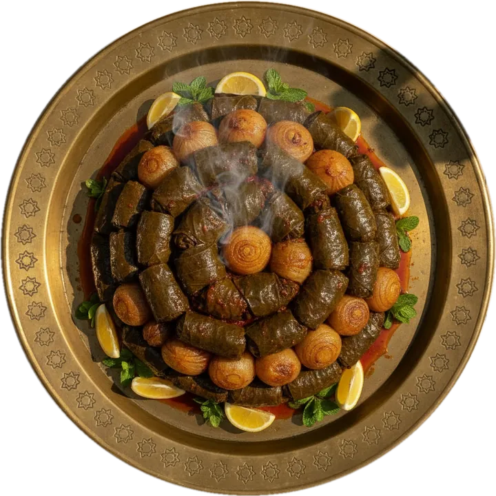 صينية دولمة مقلوبة من فوق